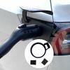 Автомобильный аксессуар для J1772 Model X Y 3 2021-2023 Адаптер блокировки зарядного устройства для электромобилей Быстрая установка Замки для адаптера зарядки электромобилей