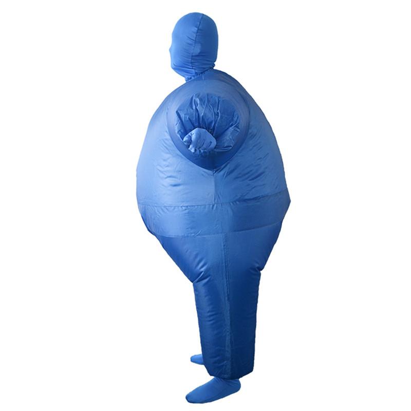 Надувной костюм для всего тела, одежда для сумо, ходячая кукла, смешной белый, для роста 1,6 м - 2,2 м