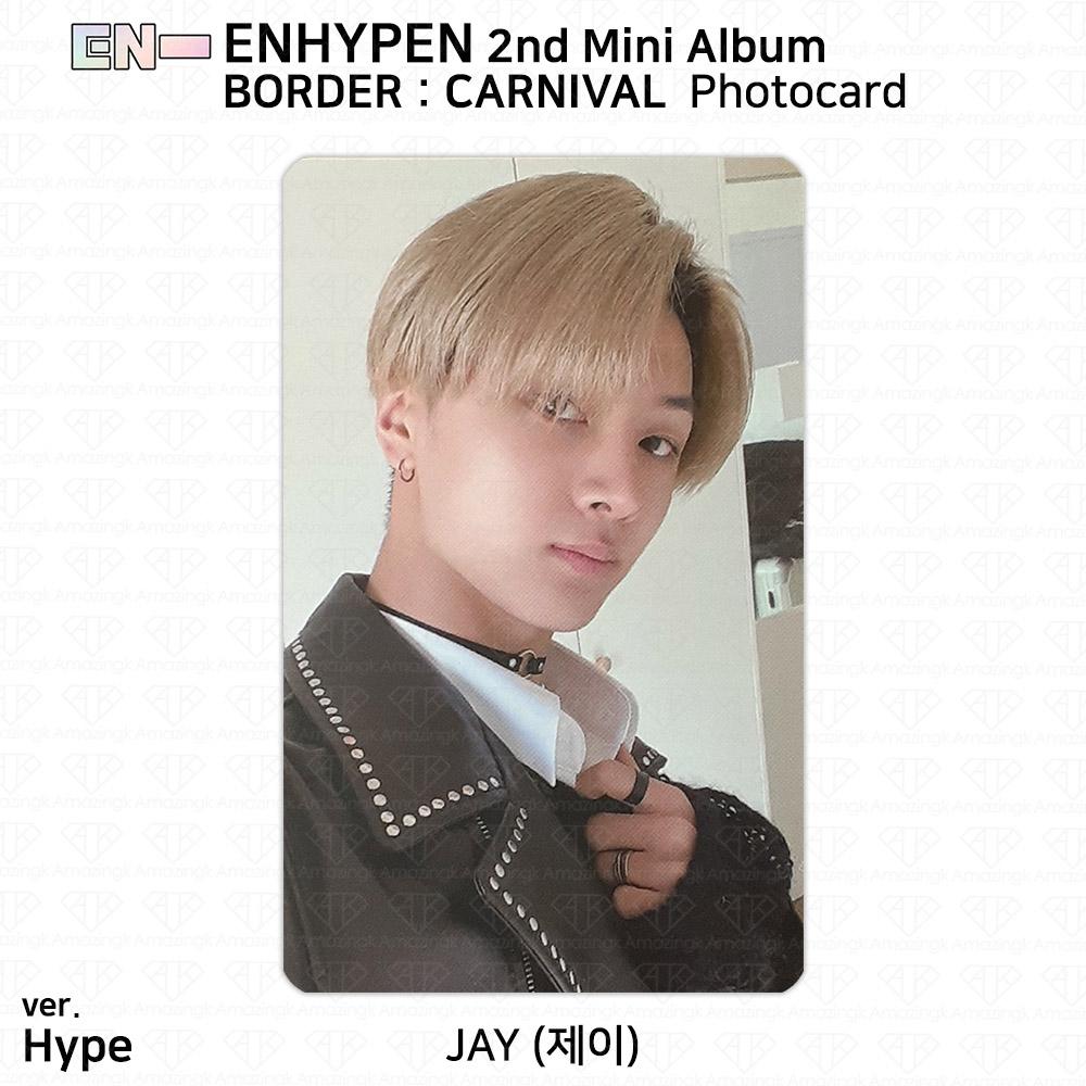 ENHYPEN 2-й мини-альбом Border Carnival, официальная фотокарточка Up Hype Down Ver. KPOP