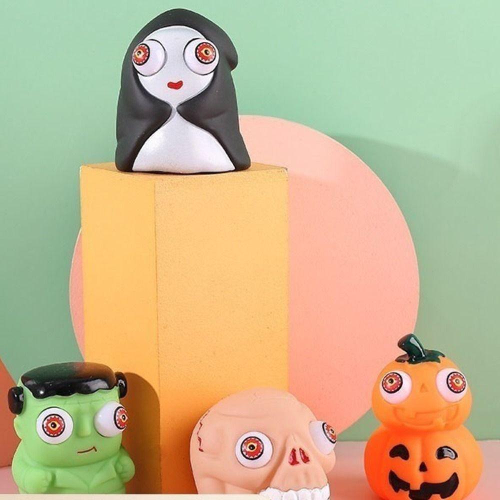 Сенсорные игрушки Хэллоуин Сногсшибательная игрушка Снятие стресса Тыква Голова Привидения Сжимаемая игрушка Подарки для взрослых