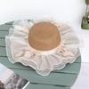 Beach hat Children's summer sun protection hat Fashion versatile straw hat Travel seaside sun hat Foldable sun hat