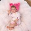 Силиконовая кукла REBORN 42см BABY DOLL с одеждой магнитной соской бутылочкой свидетельством о рождении для девочек