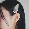 usite FLOWER CORSAGE HAIR PIN (SILVER)