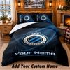 Club Brugge FC Pattern Bedding 3Pcs Set Custom Name, Bed Sheet And Pillowcases For Home Bedroom