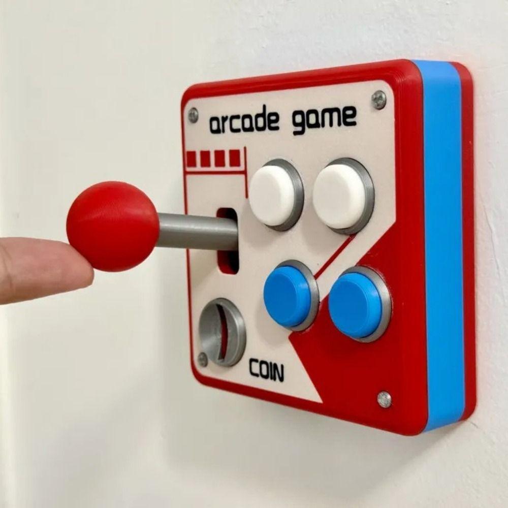 Retro Arcade Games Light Switch Guard Covers Creative Console-shaped Switch Cover  Home Decoration