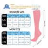 1 пара мужских женских унисекс компрессионных чулок конфетного цвета для облегчения боли и улучшения кровообращения, удобные носки против усталости