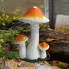 Имитация гриба, садовая статуэтка, смоляной гриб, украшение, сказочные садовые аксессуары, гриб для внутреннего и наружного декора