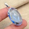 Faceted Iolite Gemstone Handmade 925 Sterling Silver Fantastic Pendant Jewelry
