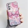 Чехол для ZTE nubia Red Magic 9 Magic9 9S Pro Plus 5G, модный, с бабочками и цветами, тонкий, черный, мягкий ТПУ, матовая задняя панель, защитная крышка