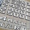 Chrome Letter Number Emblem for Class C, Class E, Class S 4MATIC Car Trunk Fender Sticker