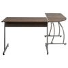 VidaXL Bureau d'angle marron bois d'ingénierie 375955