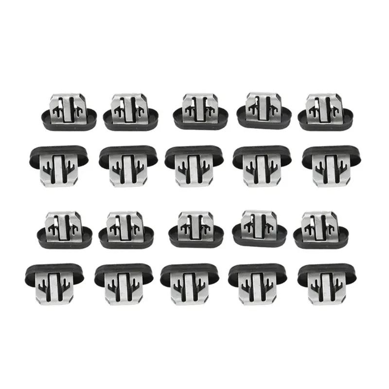 20PCS Car Bumper Fender Liner Clip Side Skirt Fastener 1110167-00-A For Tesla Model 3 - Adjustable Fastener Fixed Buckle