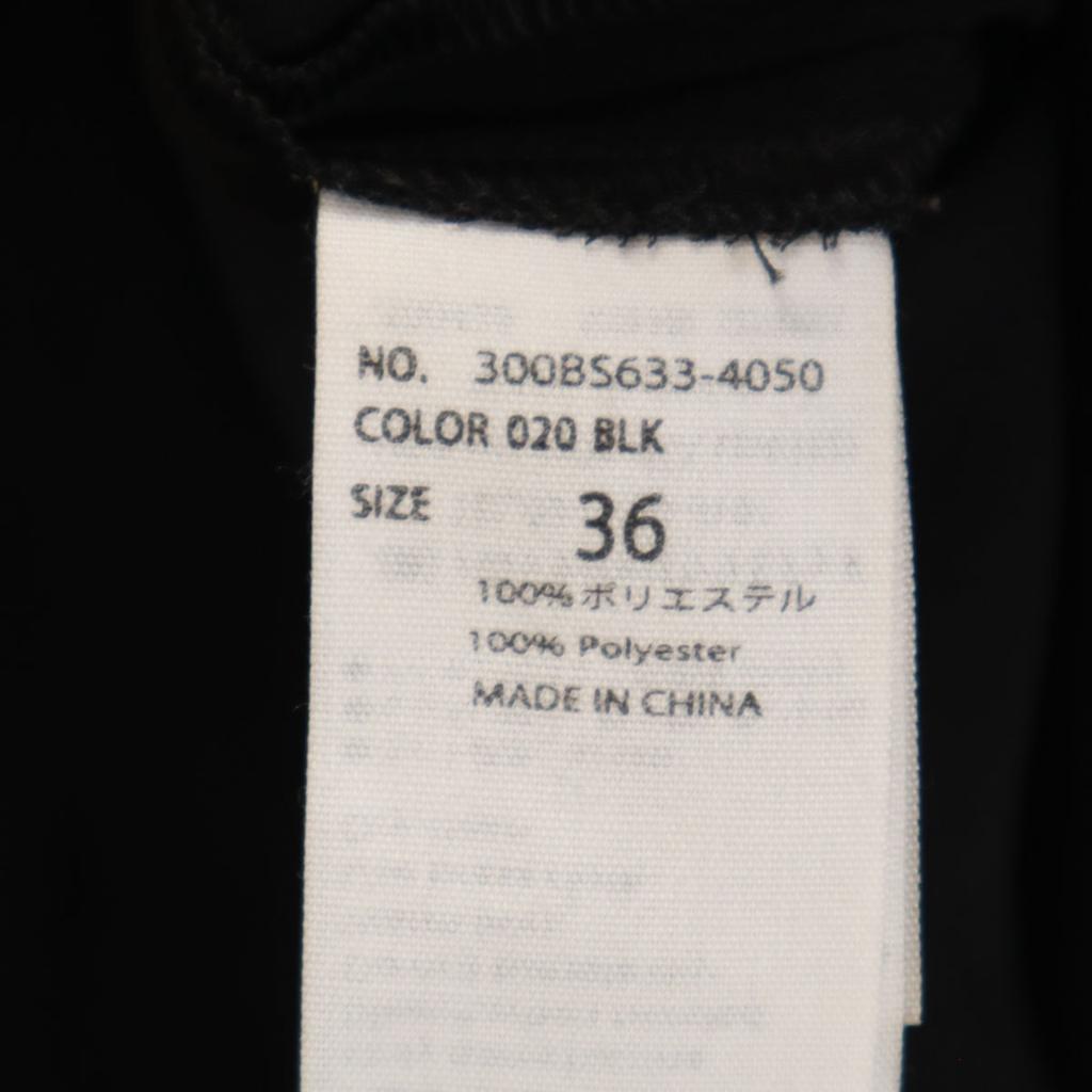 ENFOLD Французский рукав Защип Водолазка Длинное платье 36 Серия черного Женский Б/У