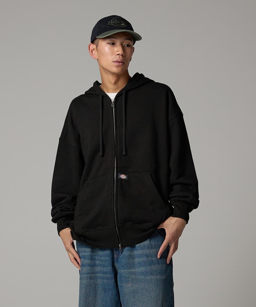 Dickies Базовая толстовка с молнией и логотипом Черная