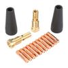 Набор сопел и наконечников для газовой сварки порошковой проволокой K34931 15 шт. с электродом 0,039 дюйма 1 мм для FC9080GL MIG