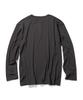 MASSNOUN Ribbed Henley Neck Long Sleeve Msils003-Dg