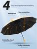 Fully Automatic Umbrella for Men, Dual-Purpose for Sun and Rain, Large Folding Sun Umbrella for Women, Storm-Resistant Umbrella, Sunshade Umbrella