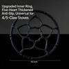 Universal Cast Iron Heart Shaped Non Slip Gas Stove Stand Small Durable Affordable Kitchen Support