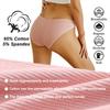 FINETOO 3Pcs/Set Sexy Low Waist Cotton Panties M-3XL Ribbed Breathable Briefs Underwear for Women Gym Fitness Casual Lingerie