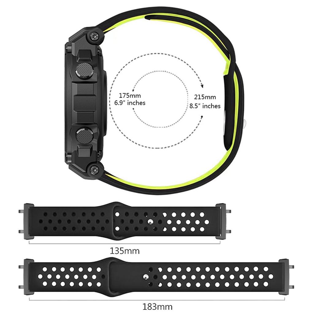 Дышащий силиконовый ремешок для умных часов Huami Amazfit T-Rex 3, спортивный браслет, ремешки для Amazfit T Rex Trex Pro Ultra Correa