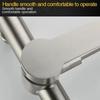 Stainless Steel Wall Mount Kitchen Faucet Hot Cold Mixer Tap 360 Swivel Splash Proof for Bathroom Basin