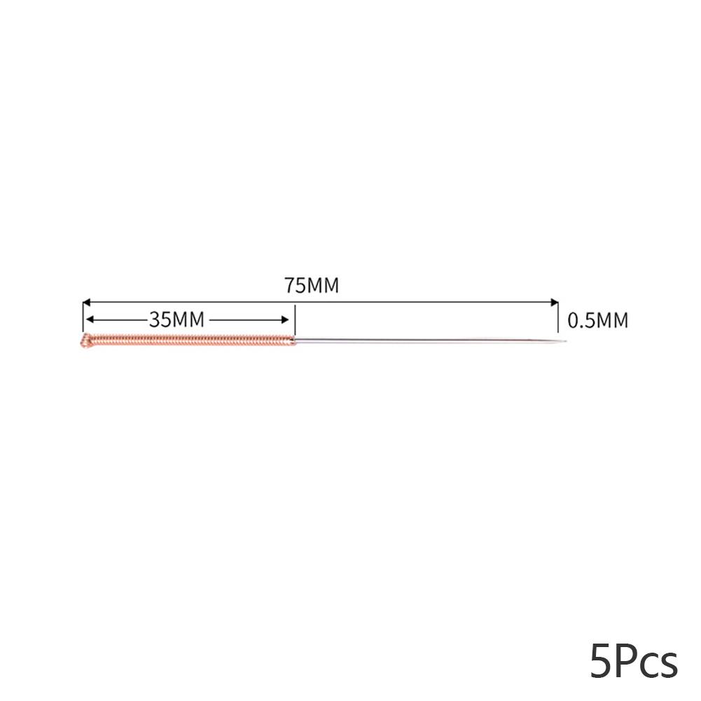 5 шт. Инструменты для 3D-принтера, иглы для очистки сопел из нержавеющей стали, сопло E3D V6, сопло MK8, игла для сверления сопел для 3D-принтера Ender 3 V2