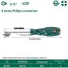Магнитная крестовая отвертка SATA 62303, отвертка Torx 62304, серия A 62302