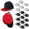 10Pcs Plastic Hat Display Hooks Self Adhesive Baseball Cap Storage Rack Baseball Caps Hangers  Door