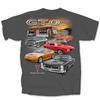 Футболка Pontiac GTO Сцена в автосервисе Угольно-серая