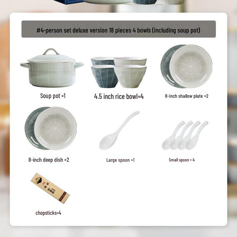 Morder Lanka Nordic Ceramic Dinnerware Set