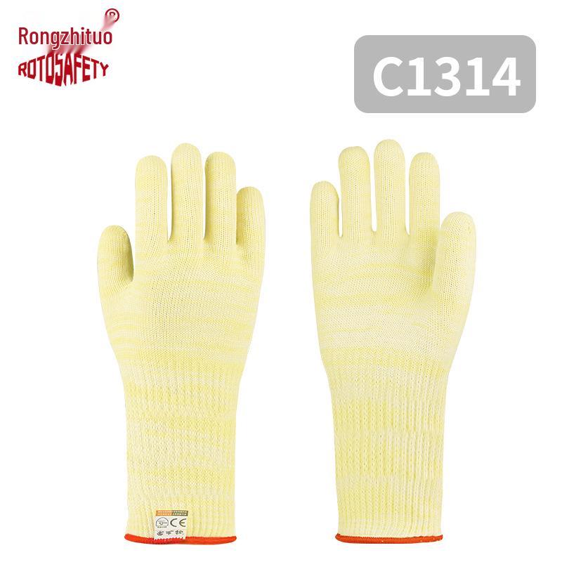 Огнеупорные Термостойкие Гибкие Арамидные Перчатки - Защита от Высоких Температур и Порезов