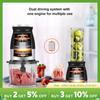 BPA FREE 500W Portable Personal Blender,Mixer Food Processor With Chopper Bowl Baby Food,600ml Juice Bottle,