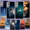 Черный истребитель Небо Чехол для телефона Samsung A17 A56 A36 A26 A16 A55 A35 A25 A15 A05S Galaxy A71 A51 A41 A31 A21S A70 A50 A40 A3