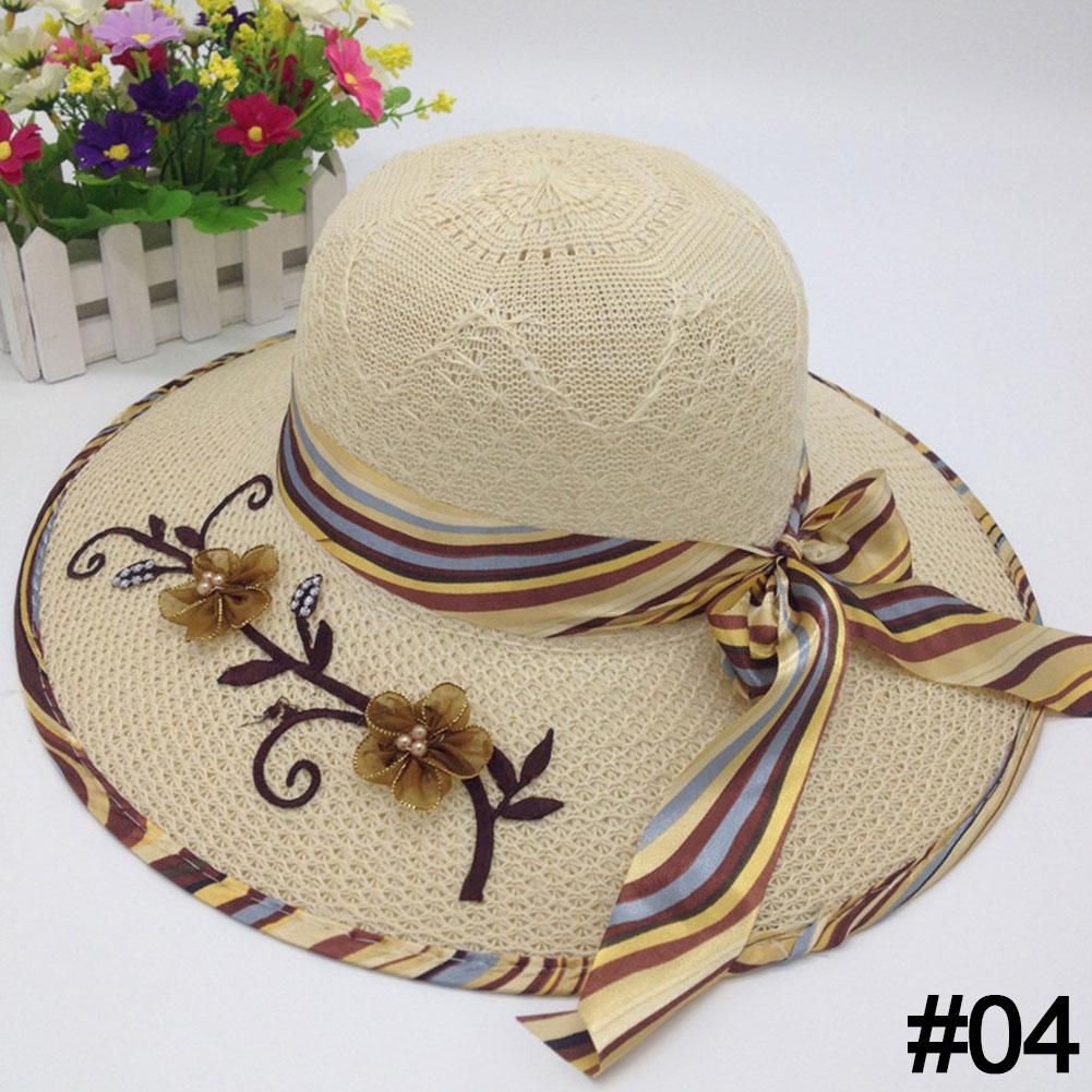 Летняя классическая складная модная вязаная шляпа с большими полями, повседневная пляжная женская шляпа с защитой от ультрафиолета