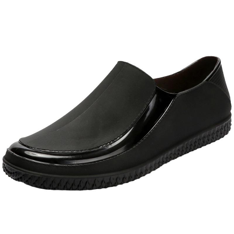 Мужские водонепроницаемые нескользящие короткие резиновые сапоги для рыбалки и использования на кухне