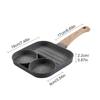 2 generations of rice  wheat  stone  3 in 1 frying pan  mini steak  hamburger pan  non-stick pan  breakfast pan  good quality  spot bottom  20cm