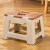 Folding Step Stool with Portable Handle Stable Great Load Bearing Collapsible Kids Kitchen Bathroom Camping Stall Owner Rest Stool Fishing Stool