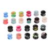 11 пар 8 мм комплект для растягивания ушей полые красочные модные силиконовые расширители для ушей ювелирные изделия для пирсинга