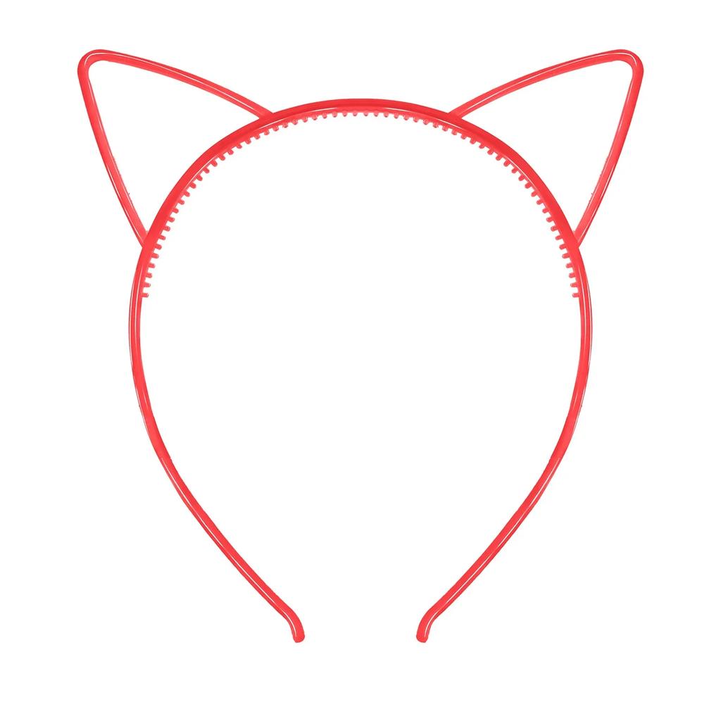 New Luminous Cat Ears Headband Elastic Glow In Dark Hairband For Women Baby Girls Teeth Birthday Headwear Hair Accessories