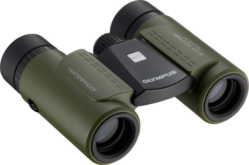 OM Binoculars 8X21RC II WP GRN Small and Light 8x Waterproof Green Live Watching SYSTEM/Olympus Viewing/Watching Sports/Travel/Climbing/Outdoor/Bird
