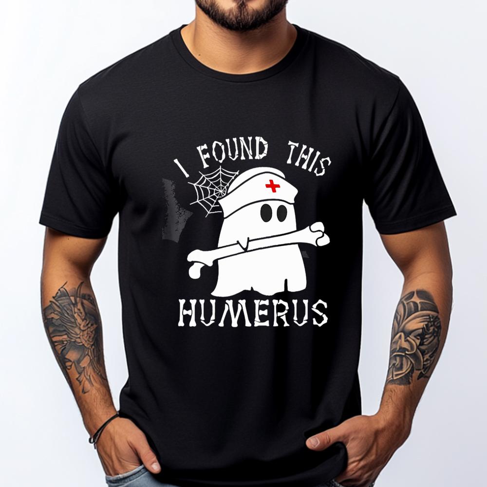 I Found This Humerus2 Printed TShirt Streetwear Men Creative