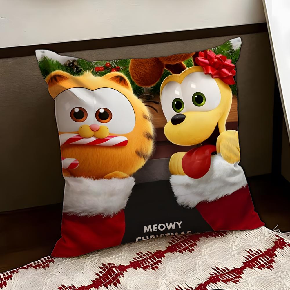 Garfield Cushion Cover Reversible Soft Durable Pillow Cover Home  Car MultiScene Use for Daily Comfort