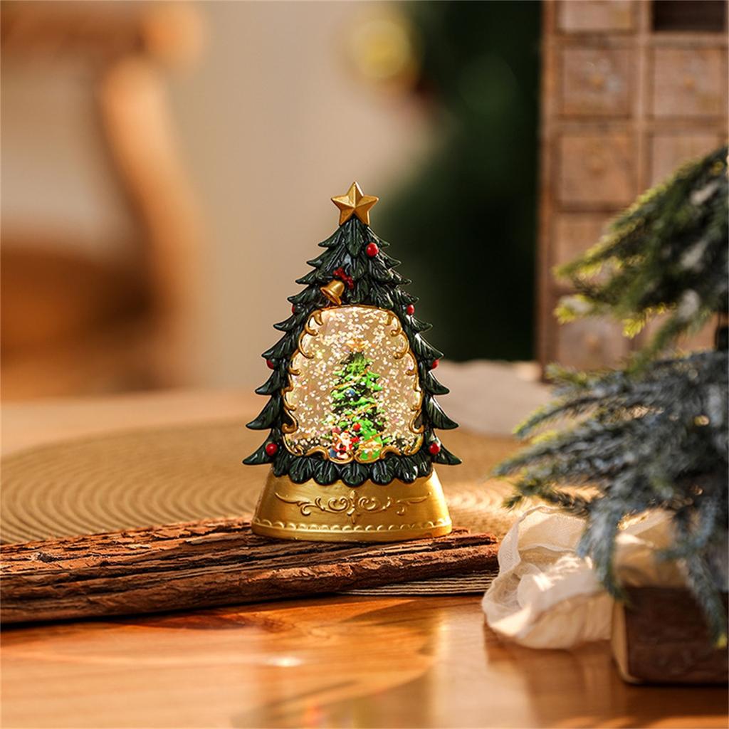 Рождественские украшения Расписная рождественская елка Светящийся ветер Детский маленький подарок Санта-Клаус Украшения Ночной светильник