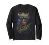 Fallout New Vegas Ranger Vintage Distressed Video Game Long Sleeve T-Shirt