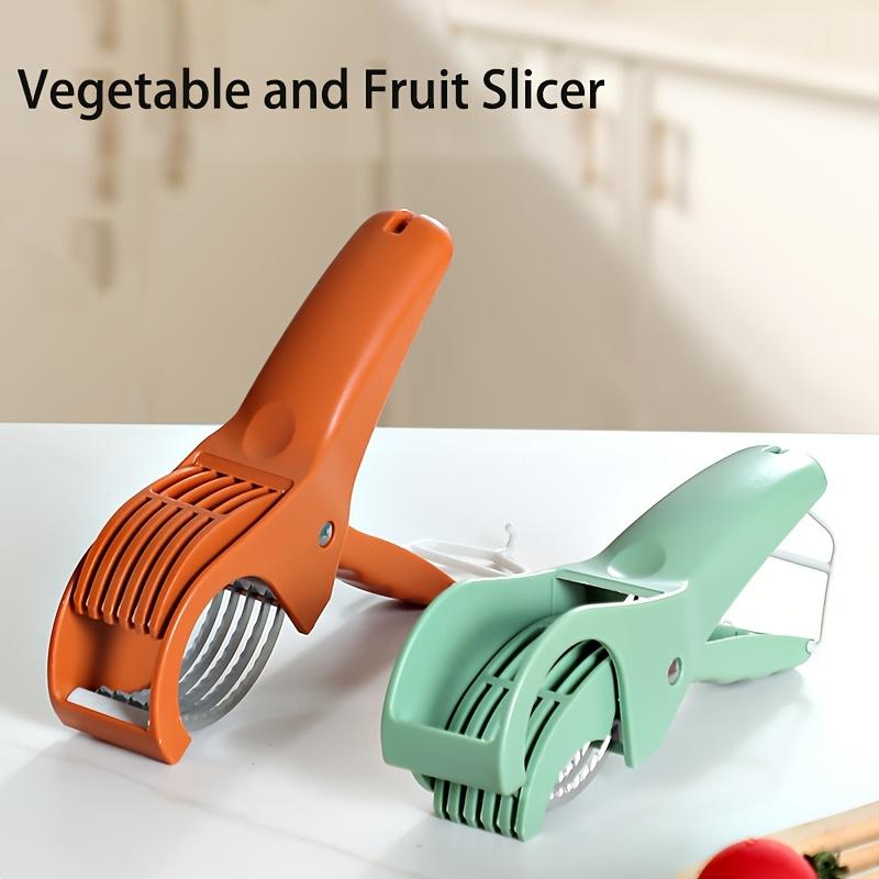 [Pro Fruit Slicer] 1pc/set Multifunctional Rustproof Fruit and Vegetable Slicer | Kitchen Fruit Slicer Pro for BBQ/Catering Cucumber Slicer