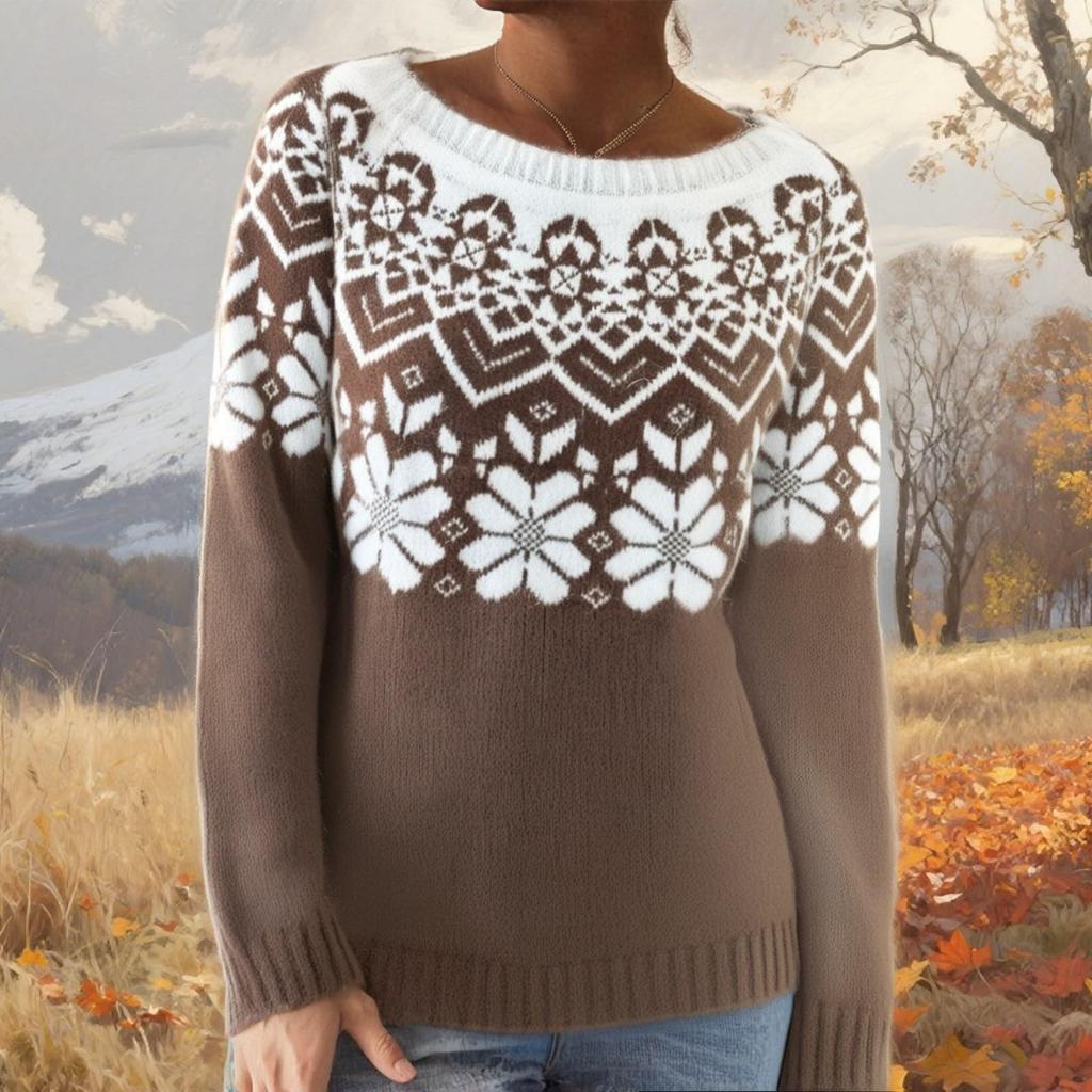 Женский модный свитер, круглый вырез, свободный пуловер, трикотажный свитер с длинными рукавами