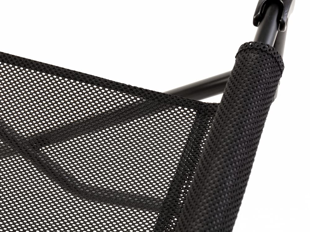 Snow Peak Складной стул FD Chair Wide Mesh FD Chair Black Outdoor Camping LV-077M-BK