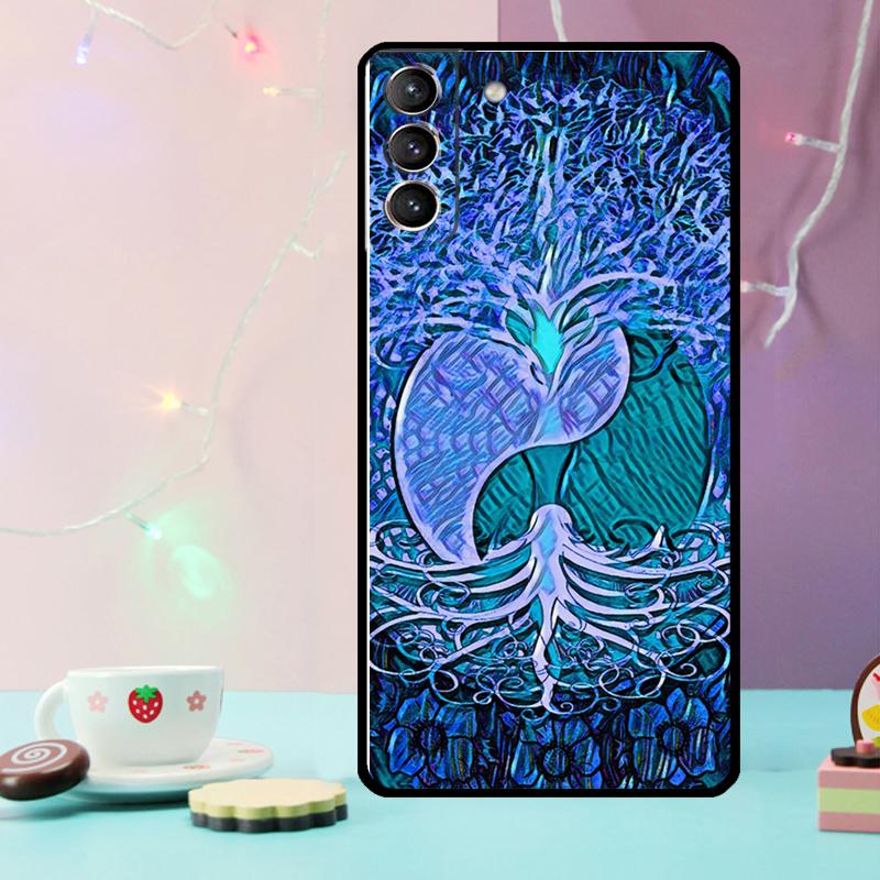 Чехол для телефона «Древо Жизни Инь-Ян» для Samsung Galaxy S25 Ultra S20 S21 S22 S23 Plus S9 S10 S25 FE S24 Ultra