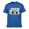 Unisexs Pure Cotton Tshirt Retro 1975 Steel Jeeg Anime Print Short Sleeve Tee Vintage Japanese Mech Graphic Casual Top