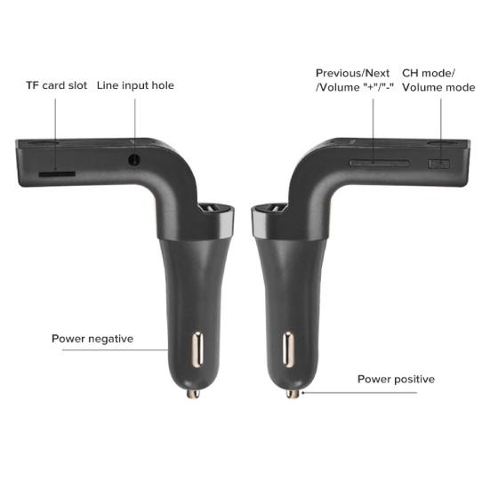 Bluetooth-compatible Receiver Deep Bass Wireless Quick Charge